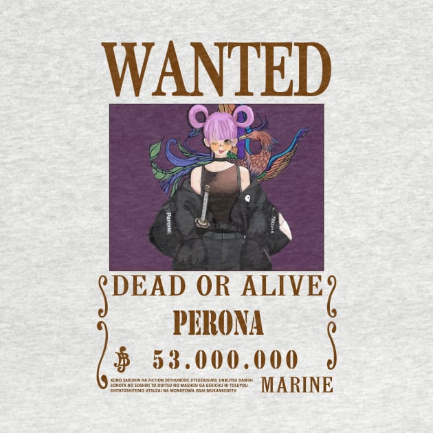 Perona One Piece Wanted by Teedream